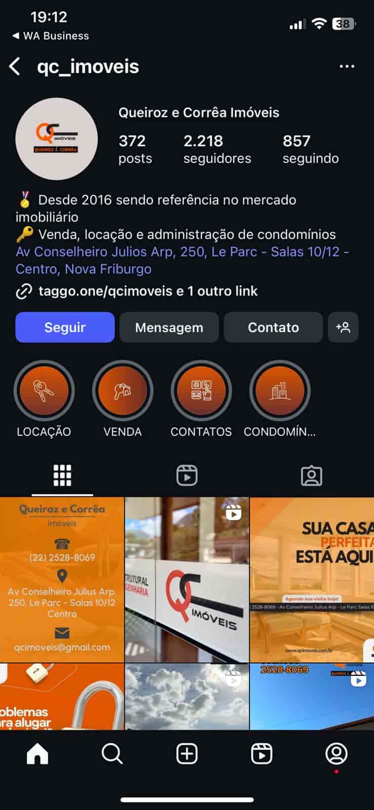Social media mockup